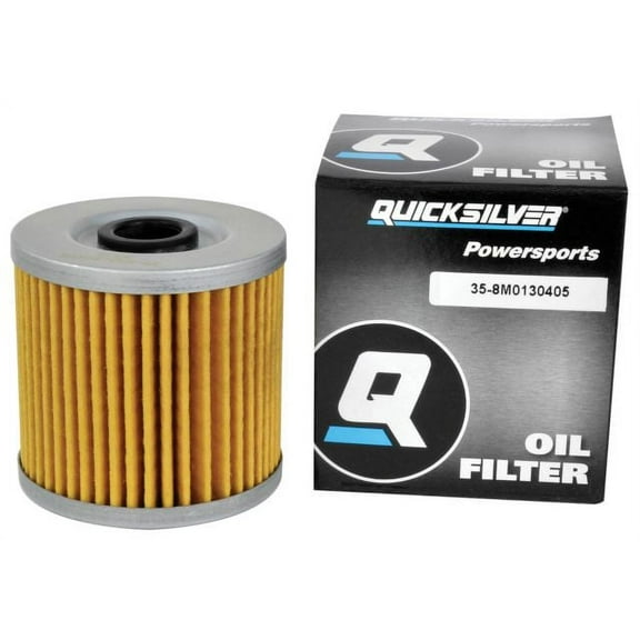 Quicksilver High Performance 8M0130405 Element Motor Oil Filter Fits Most ATVs/Motorcycles