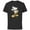 Black, variant on Disney Gold Mickey Mouse Pose - Short Sleeve Cotton T-Shirt for Adults -Customized-Black