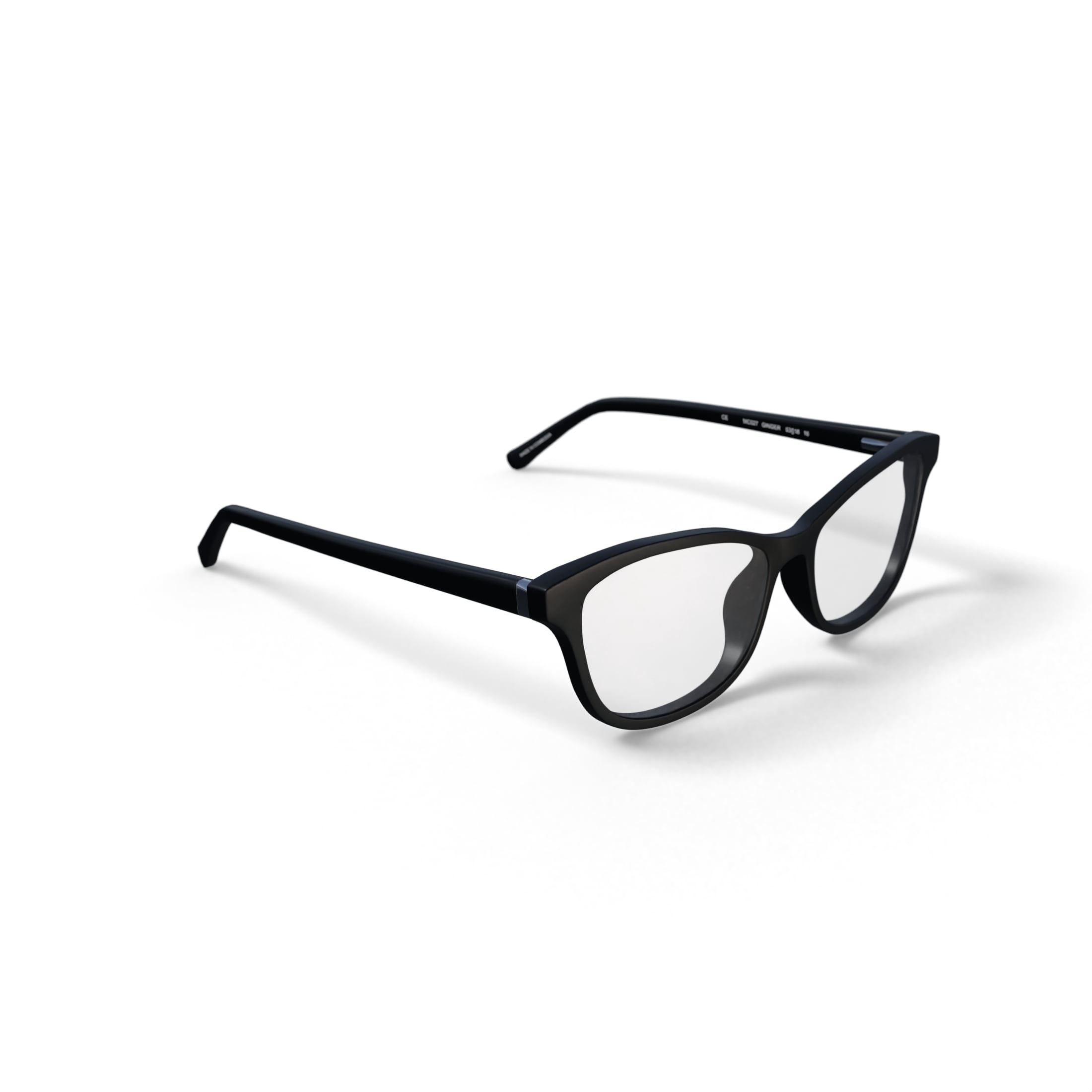 Walmart Women's Ginger Square Prescription Eyeglasses with Case, Black