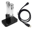 thumbnail image 2 of MORESEC under $5 Controller Charging Dock4-Port Charging Station with LED Indicator for Pro Controllers, Simultaneous Charging for Multiple Handles, Compact Design, Powered via USB Cable, 2 of 5