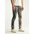 thumbnail image 2 of Embellish NYC Men's Black Two Tone Paisley Skinny Fit Stretch Denim Jeans (40, Black Two Tone), 2 of 4
