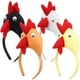 thumbnail image 1 of ColoMX 4 diademas de pollo: diadema de gallo, accesorio para disfraz de Halloween, cosplay y fiestas de máscaras., 1 of 8