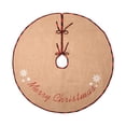 thumbnail image 1 of Faldón de arpillera rústico N&T NIETING para árbol de Navidad, 122 cm, 1 of 8