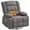 Gray, variant on Sesslife Swivel Rocker Recliner Chair, Ergonomic Lounge Chair with 3D Kneading Massage and Heating, Single Sofa Chair with Side Pockets and USB Port, Heavy Duty Reclining Chair for Living Room, Gray