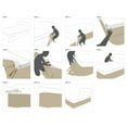thumbnail image 5 of Home Essence Simple Fit Wrap Around Adjustable Bedskirt, 5 of 13