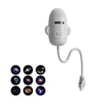 thumbnail image 2 of HD Smart Dynamic 5D Holographic Night Light Projector, 2-in-1 Galaxy Star Projector Night Light with 360° Rotation, Adjustable Brightness for Bedroom (9 Projection Films), 2 of 6