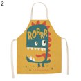 thumbnail image 2 of Dinosaur Kids Apron - Waterproof Polyester Aprons with Adjustable Strap and Pocket Kitchen Chef Bib Aprons for Children Boys Cooking, 2 of 7