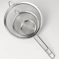 thumbnail image 3 of Fine Mesh Strainer for Kitchen Steel Tea Colander Stainless Steel Tea Colander Long Handle Food Sifter Flour Sieve Baking Tool, 7cm, 3 of 9