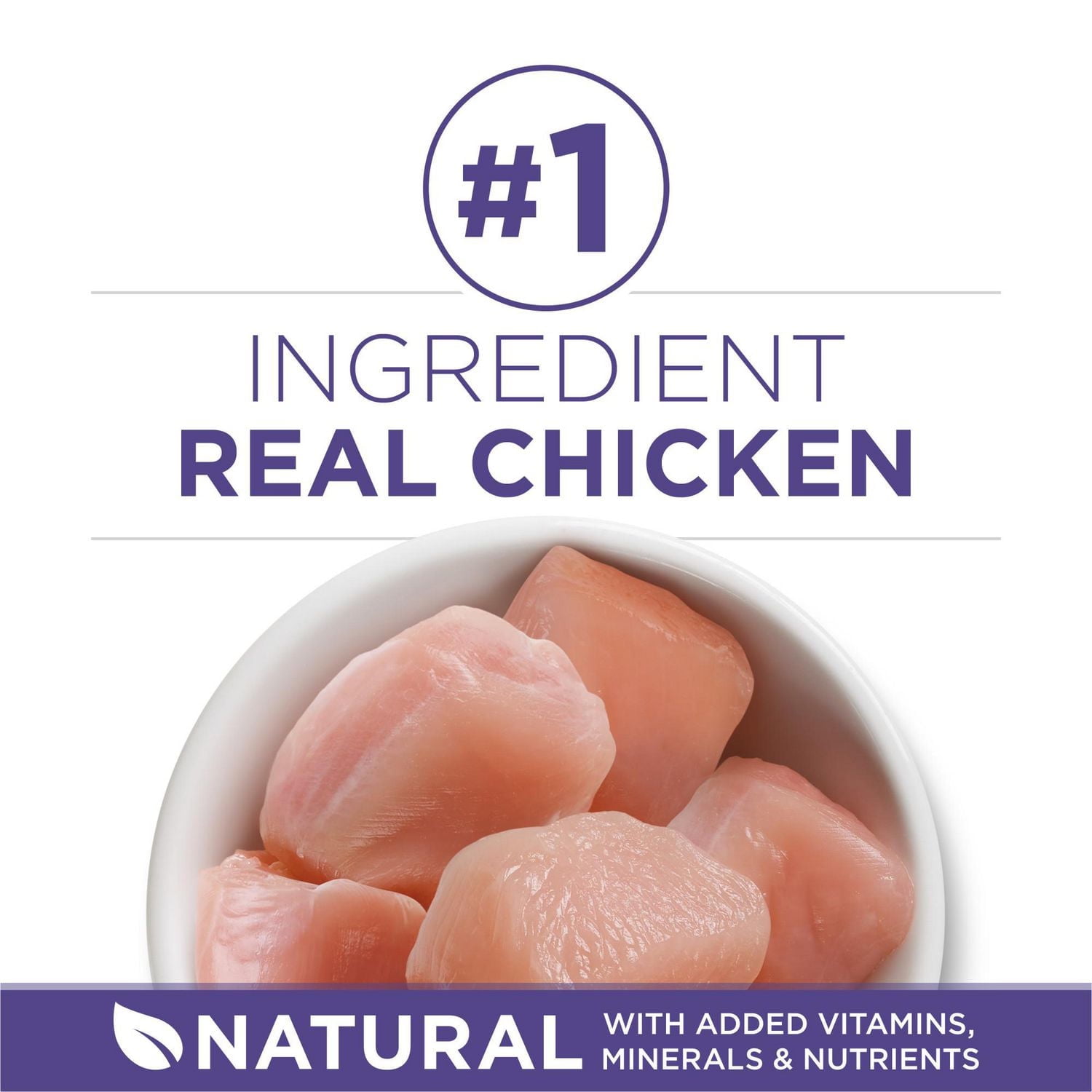 Purina ONE +Plus Hairball Formula Chicken, Dry Cat Food 3 kg, 3 kg