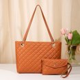 thumbnail image 3 of Bolso bandolera para mujer Casual 2 en 1 Conjunto de bolsos Moda para mujer Tote (marrón) Ndcxsfigh Para Estrenar, 3 of 5
