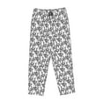 thumbnail image 4 of Naloa Snake Print Women’s Ultra-Soft Comfy Pajama Lounge Pants with Pockets & Drawstring, 4 of 8