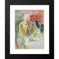 thumbnail image 2 of Jacek Malczewski 19x24 Black Modern Framed Museum Art Print Titled - Self-Portrait (1920), 2 of 5