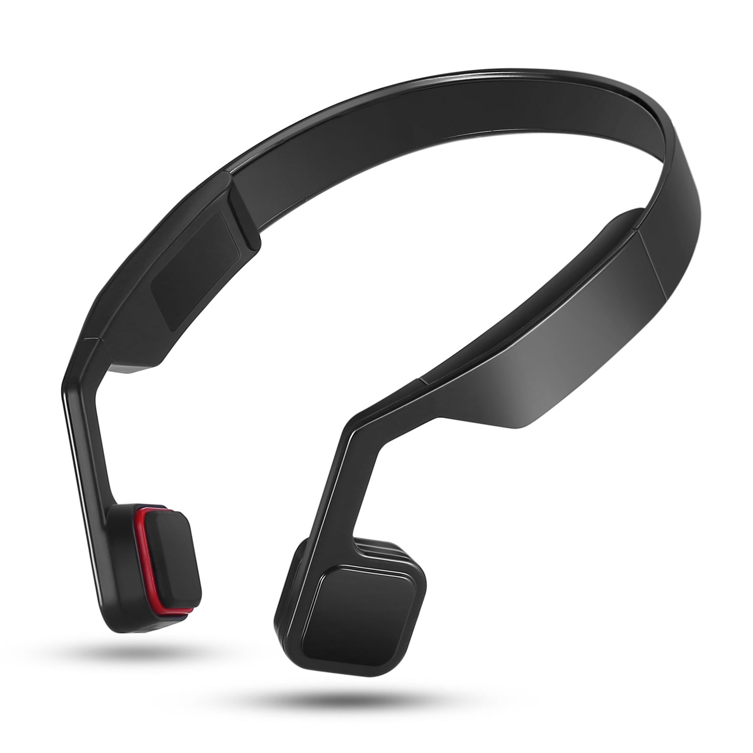 Lian LifeStyle Open Ear Wireless Bone Conduction Headphones, Bluetooth V4.2 Earphones Wireless Sports Headset Built-in Mic Sweatproof for iPhone, Android, All Other Bluetooth Enabled Devices (Black)