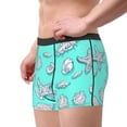 thumbnail image 4 of Fotbe Seashell And Starfish Men’s Total Support Pouch Boxer Briefs, X-Temp Cooling, Moisture-Wicking Underwear, Regular, Long-leg and Trunk-Medium, 4 of 9