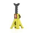 thumbnail image 2 of 2-Piece Yellow Metal Simulation Jack Stands for 1/24 Remote Control Tracked Vehicles - Die-Cast Model Car Repair Tools, 210×210×5.3mm, 13g Each, Plastic Package Included, 2 of 5