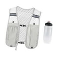 thumbnail image 1 of Vest al chaleco de hidratación Ligero con botella de gimnasio Pack de agua para el chaleco de gimnasio Respirable para escalar ciclismo de campamento Gris, 1 of 8