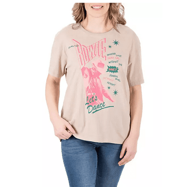 Women's Licensed Band Tee David Bowie Medium