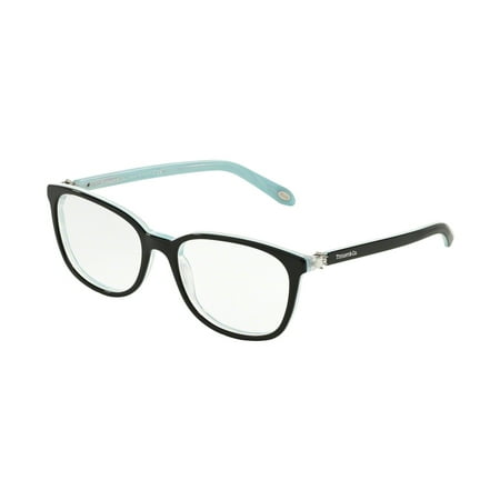 Tiffany Optical 0TF2109HB Full Rim Square Womens Eyeglasses - Size 51 (Black/Striped Blue / Clear Lens)