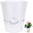 thumbnail image 2 of Self Watering Pot Self Watering Flower Planter Plastic Violet Pot Decorative Planter for Plants, 2 of 9