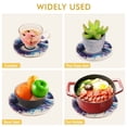 thumbnail image 5 of Watercolor Eye with Butterfly Pot Holders Trivets Set of 2 Cotton Hot Pads Mats for Hot Dishes Pots Pans Kitchen Cooking 7" 9.5", 5 of 7
