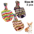 thumbnail image 1 of Pantalones cortos fisiológicos para perros y gatos, ropa interior para perros y gatos, pañales, diseño de tira, correa ajustada, calzoncillos sanitarios, 3 uds., 1 of 7