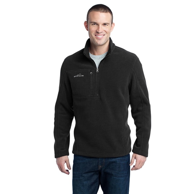 Eddie Bauer 1/4 Zip Fleece Pullover (EB202) Negro, M eddie bauer 690293