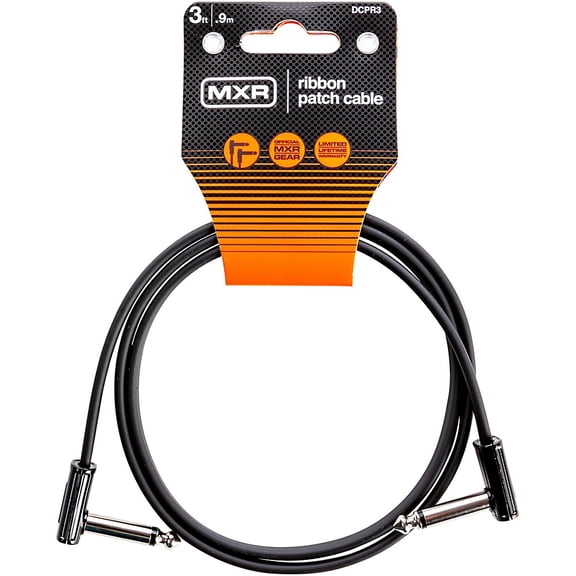 MXR Ribbon Patch Cable - 3 ft. Black