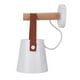 thumbnail image 2 of Lazmin Lámpara de Pared de Madera Moderna, lámpara de Montaje en Pared para Dormitorio Compatible con Bombilla incandescente, luz de Ahorro de energía y luz LEDBlanco) Khall JY07229-02, 2 of 6