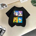 thumbnail image 3 of Camisetas de algodón con estampado de Mickey de Disney de manga corta de verano para niños, camisetas casuales de moda para niños y niñas, ropa adorable y linda para niños, 3 of 5
