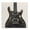 Wave Patterned Electric Guitar, variant on Stupell Industries Modern Simple Chic Guitar Canvas Art, 17 x 17, by Deborah Revell