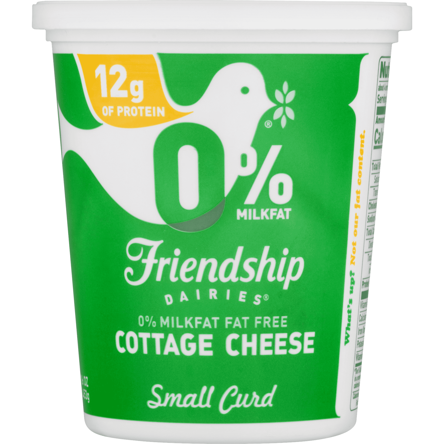 Friendship Dairies 0 Milk Fat Fat Free Cottage Cheese 16 Oz