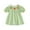 Green, variant on Mercatoo Girls' Skirt Halloween Girls' Dress Sweet Short Sleeved Children's Checkered Skirt with Girls Short Sleeve Dresses