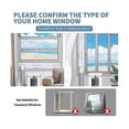 thumbnail image 4 of Portable Air Conditioner Window Vent Kit for 5.1-5.9 Inch Hose, Universal AC Hose Coupler with Adjustable Sliding Window Seal - 17-61 Inch, 4 of 4