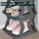 thumbnail image 5 of 5 Tier Shoe Rack, Household Doorway Sturdy, Narrow Small Crevice Entry, Multifunctional Shoe Storage Shelves, Bedroom Closet Entrance Hall, Five-layer Shoe Rack - Black, 5 of 6