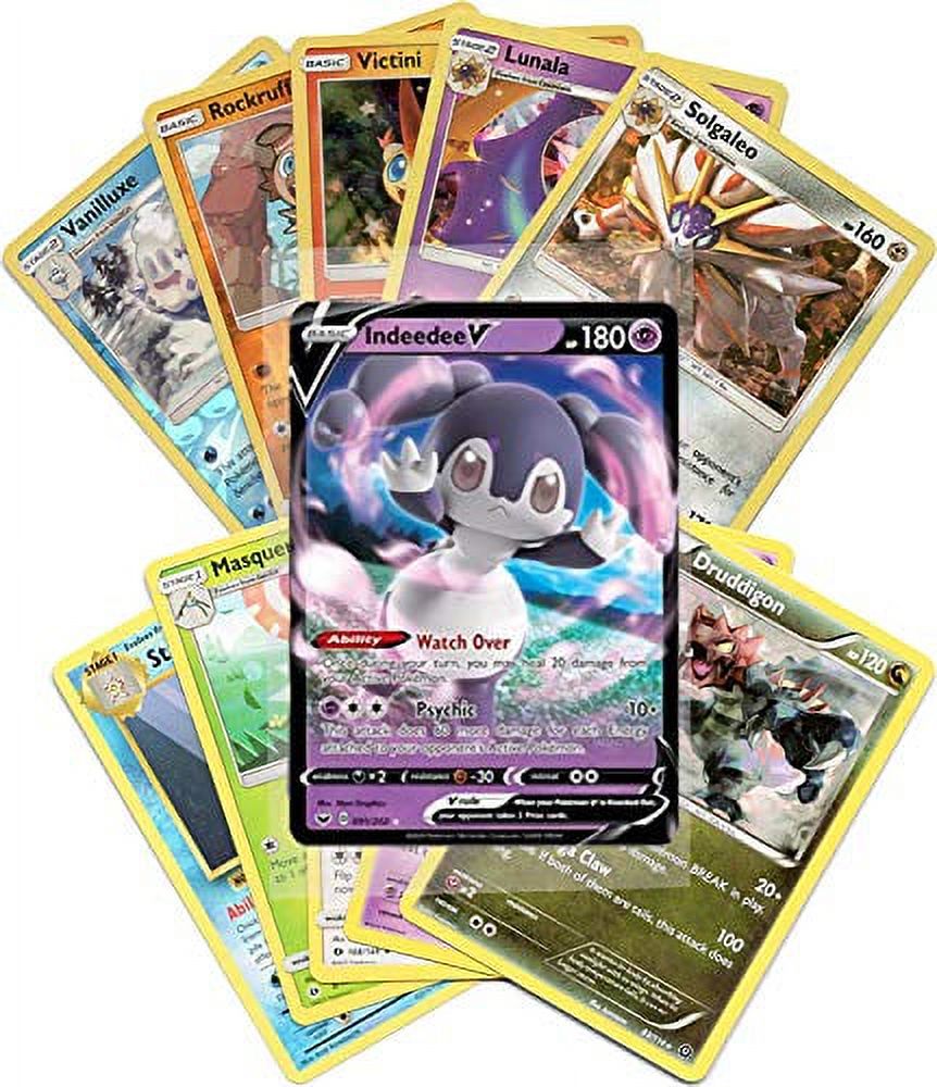Pokemon Cards 50 Card Assorted Lot with Guaranteed V Pokemon - image 4 of 5