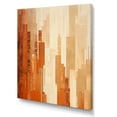 thumbnail image 2 of Designart "A Dreamy Scene With Caramel-Colored Skyscraper Columns II" Skyscrapers Canvas Art Print, 2 of 7