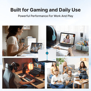 HYPEREV Gaming Router – Reduce Lag for PS/Xbox/PC – WiFi 6 AX3000 – Free 3-Month GearUP Booster