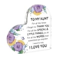 thumbnail image 2 of Kumdkd Acrylic Heart Shaped Ornament with Custom Message, Multicolor Transparent 3.9 Inch Inspirational Keepsake for Desk, Home Decor & Gift Giving, 2 of 8
