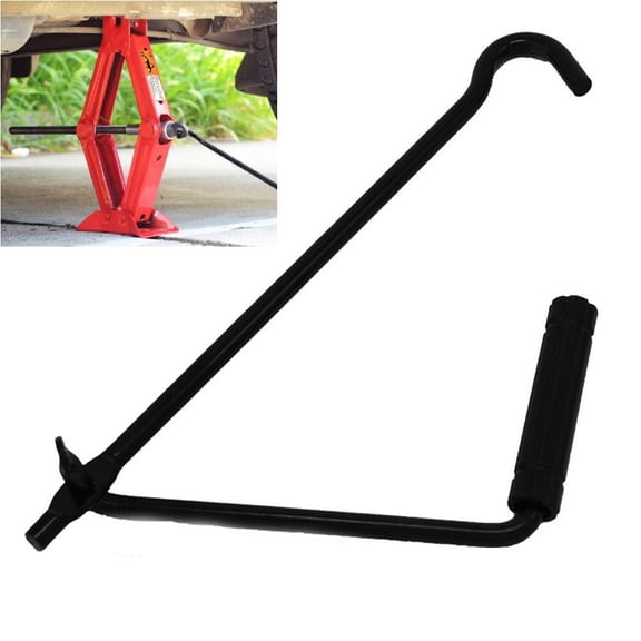 Dbuoem Automobile Car Foldable Universal Hand Scissor Jack Rocker Handle Repair Tools
