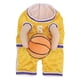 thumbnail image 1 of Disfraz de jugador de baloncesto para perro, disfraz de Halloween para perro, suministros para mascotas, Halloween amarillo, 1 of 9
