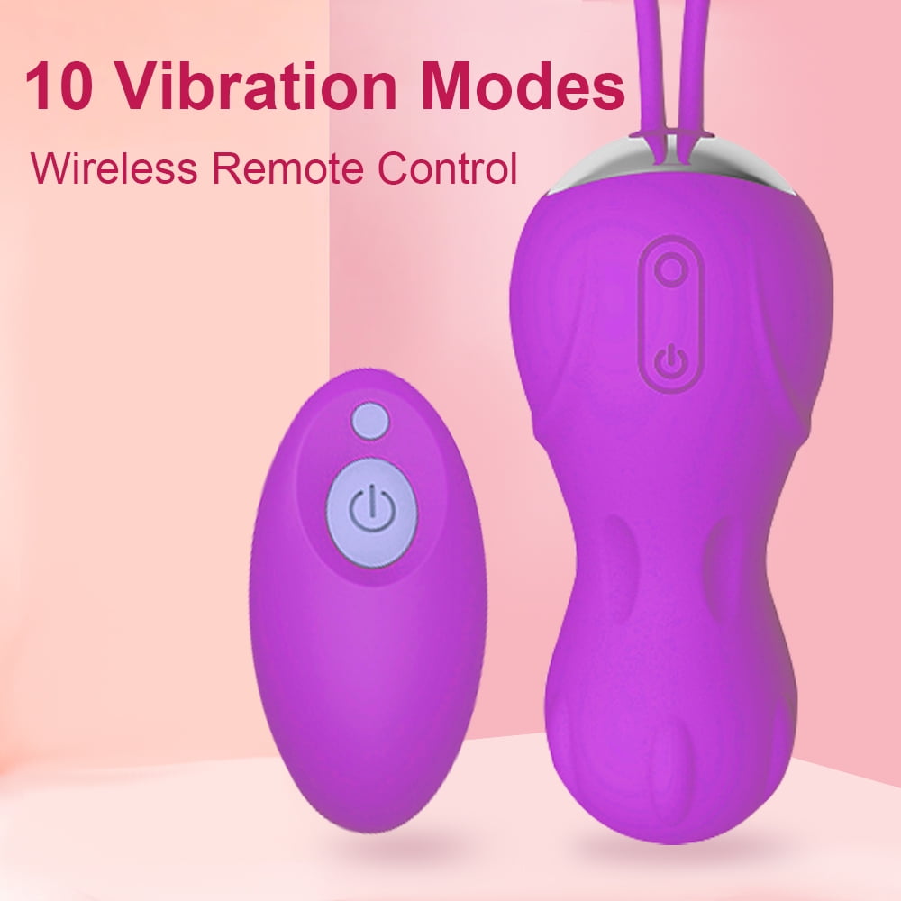 TAQU 10 Vibration Mode Couple Toys with Remote Control(Purple) 
