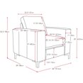 thumbnail image 5 of CorLiving Cory Red Bonded Leather Chair, 5 of 5