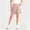 Pink, variant on Girls Athletic Shorts Ice Silk Solid Elastic Waist Baggy Shorts Lightweight Breathable Running Shorts Purple Size 5T