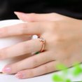 thumbnail image 7 of EOEMY 18K Rose Gold Plated Fashion Ring Aaa Zirconia Women B157-8, 7 of 7