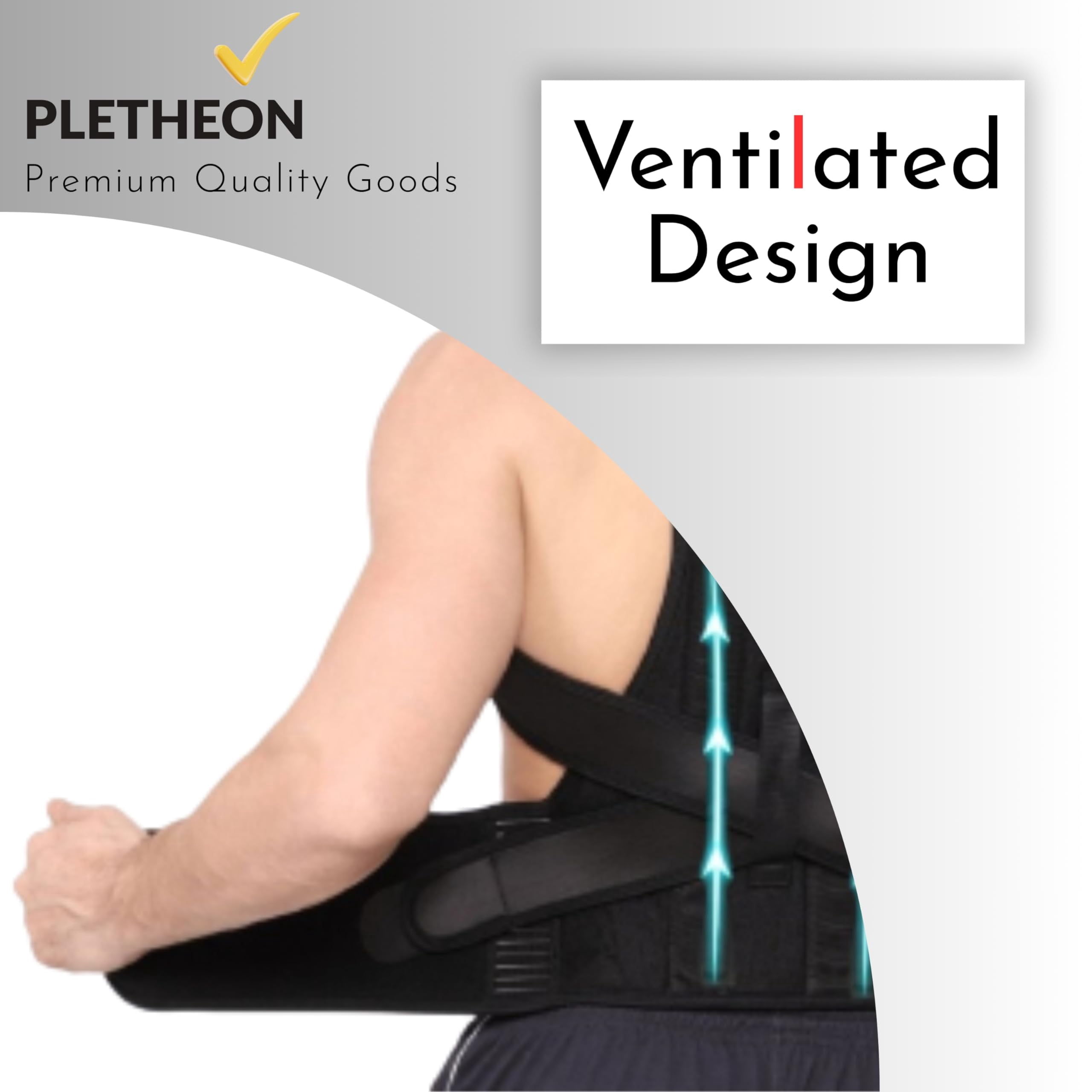 Adjustable Posture Corrector Belt for Men and Women Back Support Brace for Spine Alignment, Pain Relief & Shoulder Correction