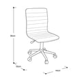 thumbnail image 2 of Silla de Escritorio Terzetto Negra Tela con Patas Negras | Silla Moderna para Oficina y Home Office, 2 of 2