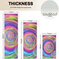 thumbnail image 4 of Colorful Tie Dye Spiral Pattern Kitchen Rugs Sets Of 3,Kitchen Runner Rugs Non Skid Washable,Decorative Kitchen Floor Mats for Kitchen,Sink,Laundry,17"x30"+ 17"x47" + 17"x59", 4 of 6
