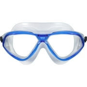 Angle View: Us Diver's Stilo Junior Swim Mask in Blue with Clear Lenses