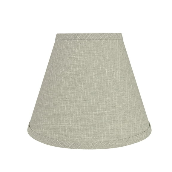 Aspen Creative 59104 Transitional Hardback Empire Shape UNO Construction Lamp Shade in Grey, 10" Wide (5" x 10" x 8")