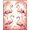 Pink Ivory, Pattern 3, variant on ODIKA Sprinkle Border Motif Confetti Whimsical Wreath Repeating Botanical Stain Resistant Flatwoven for Entryway, Kitchen, Mudroom